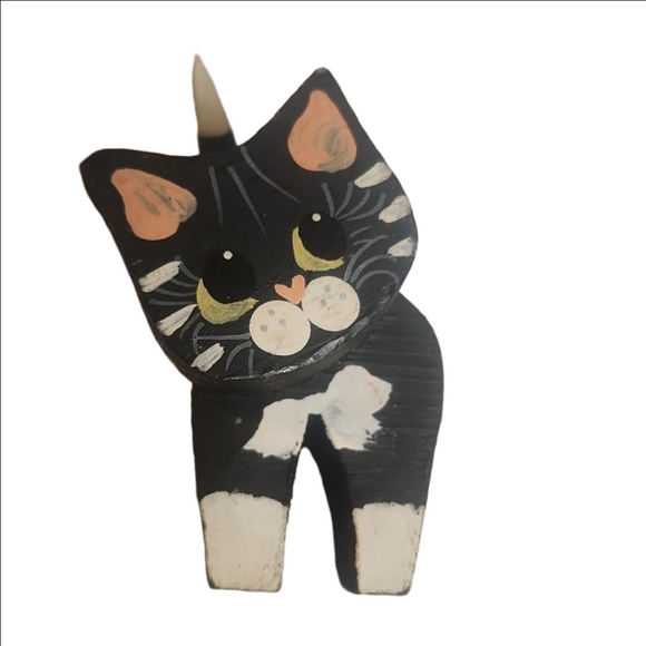 Other - Handcrafted Black Cat Figurine